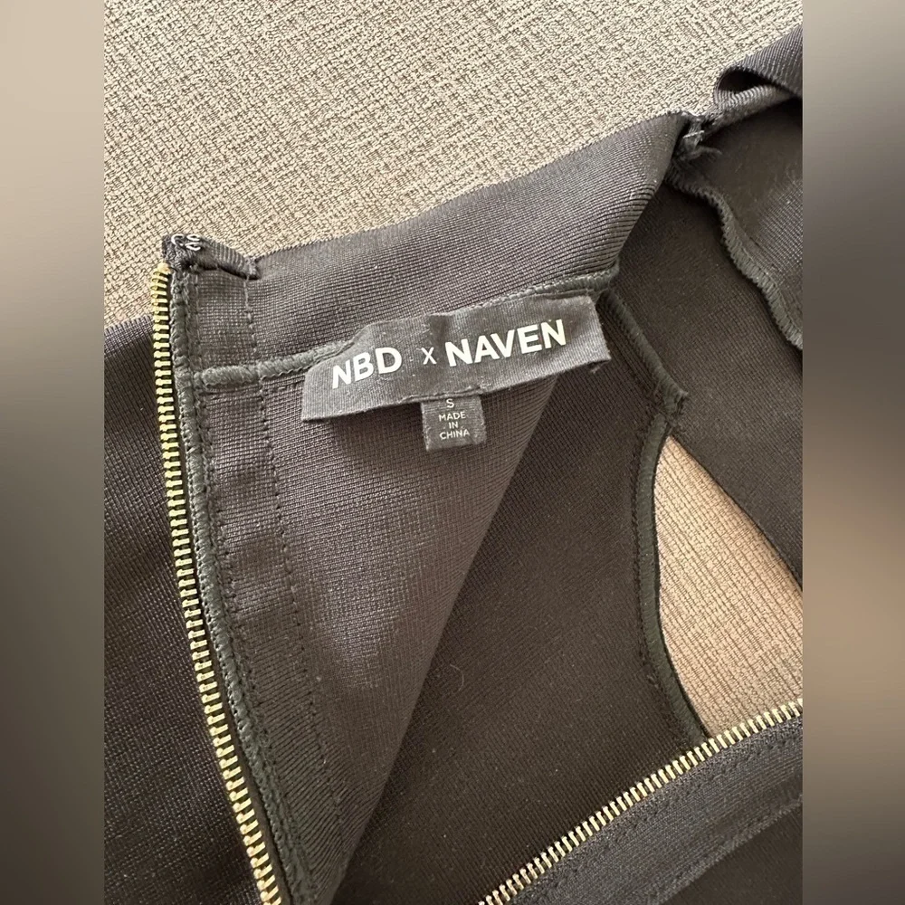 NAVEN - Revolve black bodycon dress size small​​​​ - Picture 6 of 7